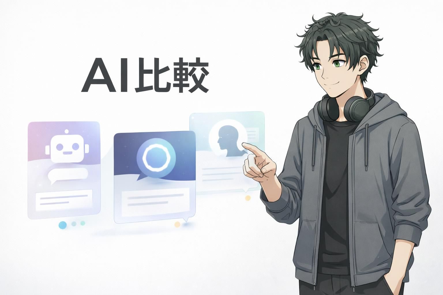 【2026年6月版】ChatGPT・Claude・Geminiを比較｜最初の1つならどれを選ぶ？