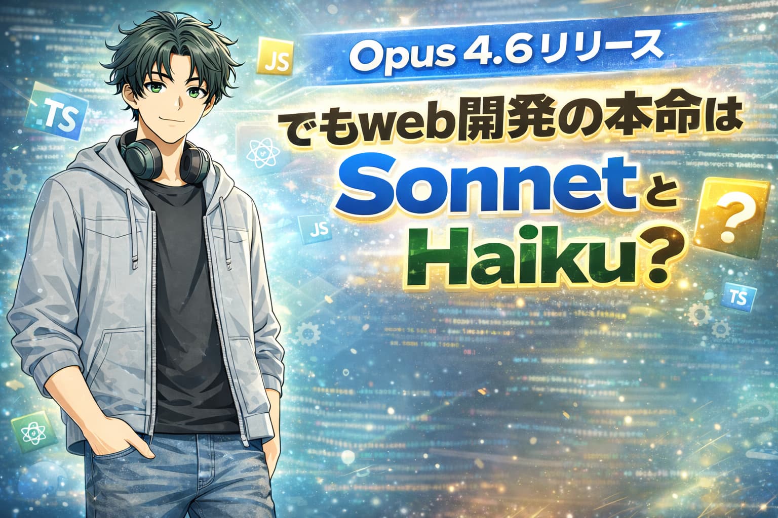 Opus 4.6出ましたね。でもweb開発の本命はSonnetとHaikuじゃない?