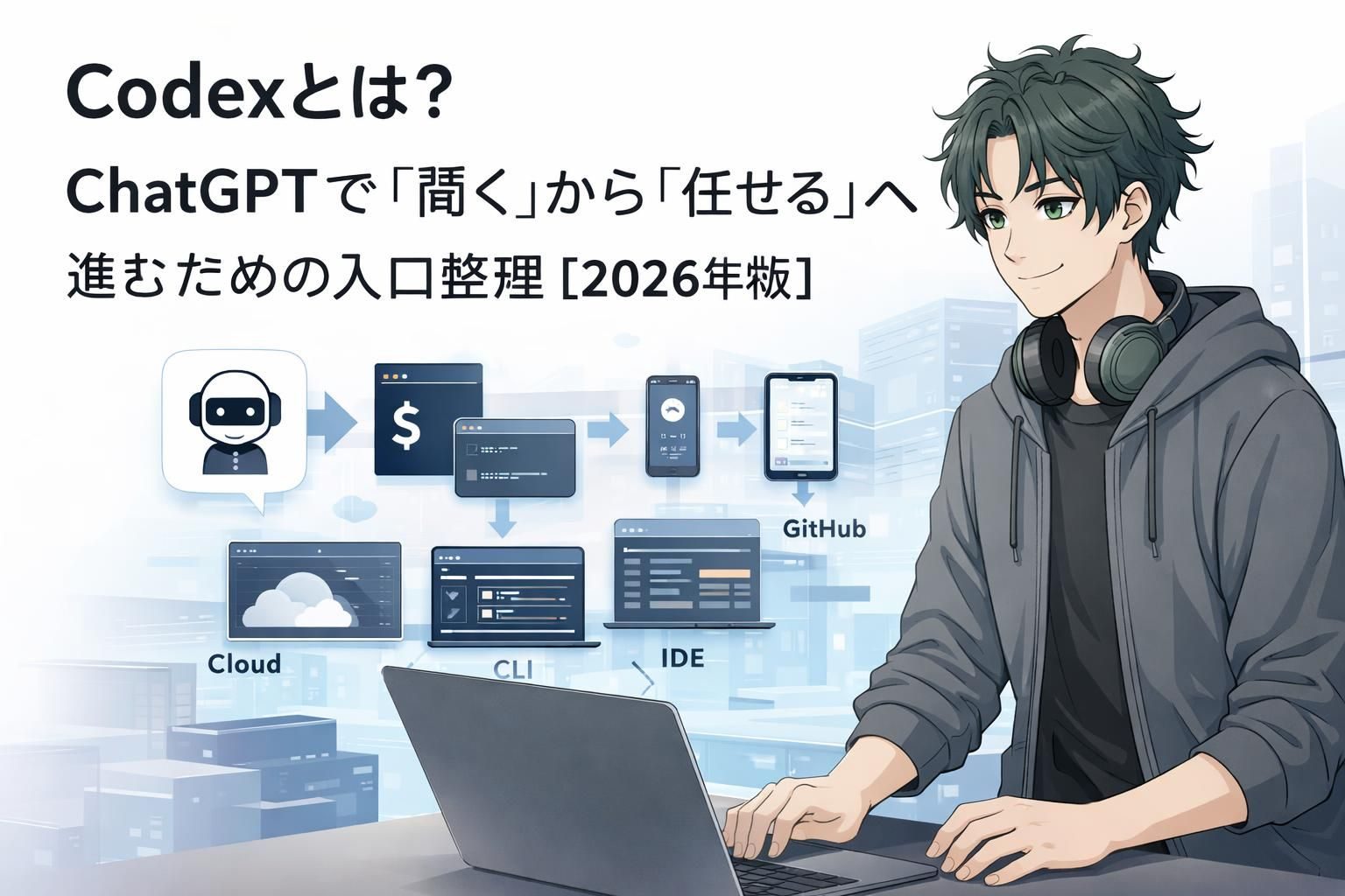 【2026年最新】Codexとは？クラウド・CLI・Appを横断して「AIに任せる」完全ガイド
