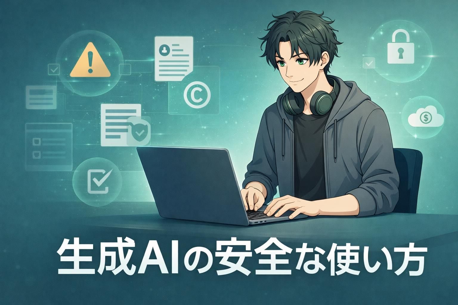 生成AIは怖い？ 情報漏洩・誤情報・著作権のリスクを抑える実践ガイド